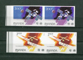 Освоєння космосу Освоение космоса ^/--/^ Руанда Rwanda Space лот 5 Вариантыцвета  MNH ^_^^^ Руанда Rwanda Space лот 5 Варіантицвіту MNH - фото фото фото