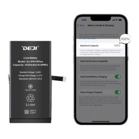 Акумулятори Аккумуляторы ^/--/^ Смарт-батарея (4325 mAh) для iPhone 14 Plus (DEJI)  Отражает емкость  Распознается iOS как оригинал ^_^^^ Смарт-батарея (4325 mAh) для iPhone 14 Plus (DEJI) Розпізнається iOS як оригінал - фото фото фото