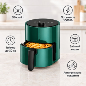 Аерогриль Аэрогриль ^/--/^ Аерофритюрниця з таймером 4 /--/ л / Аєрогриль Air Fryer-2294 1000 Вт ^_^^^ Аэрофритюрница с таймером 4 /--/ л / Аэрогриль Air Fryer-2294 1000 Вт - фото фото фото