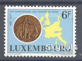 Бенілюкс Бенилюкс ^/--/^ Люксембург 1977 20 лет Римскому договору карта медаль Mi 956 MNH ^_^^^ 1977 — Люксембург 20 років Римському договору карта медаль Mi 956 MNH - фото фото фото