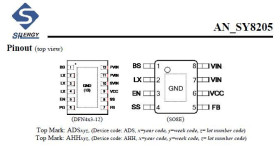 Мікросхеми Микросхемы ^/--/^ Мікросхема IC SY /--/ 8205 /--/ FСС SO /--/ 8 /--/ E TOP MARK: AHHxyz  30 /--/ V  5 /--/ A  STEP-DOWN DC-DC CONVERTER   (BUCK) ^_^^^ Микросхема IC SY /--/ 8205 /--/ FСС SO /--/ 8 /--/ E TOP MARK: AHHxyz 30 /--/ V 5 /--/ A STEP-DOWN DC-DC CONVERTER (BUCK) - фото фото фото