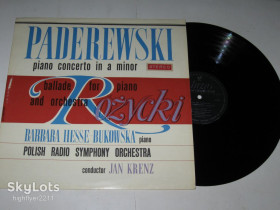 Платівки Пластинки ^/--/^ Пластинка Paderewski - Piano Concerto * Różycki - Ballade For Piano|Barbara Hesse-Bukowska, Jan Krenz  (Ex+) ^_^^^ Piano Concerto * Różycki - Ballade For Piano | Barbara Hesse-Bukowska, Jan Krenz (Ex+) - фото фото фото