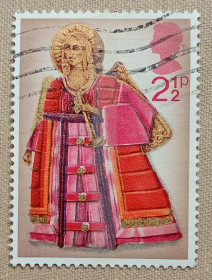 Великобританія Великобритания ^/--/^ Великобритания 1972 г - Рождество. Рождественские ангелы, гаш ^_^^^ 1972 — Різдво. Різдвяні ангели, гаш - фото фото фото
