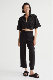 Штани Брюки ^/--/^ Летние брюки до щиколотки, с карманами, от  H&amp;M. ХL ^_^^^ Літні брюки до щиколотки, з кишенями, від H&amp;M. ХL - фото фото фото