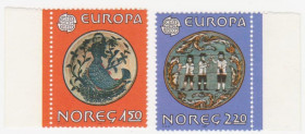 Скандинавія Скандинавия ^/--/^ Норвегия 1981 г.№ 852‑853 ** серия ^_^^^ Норвегія 1981 р. No 852‐853 ** серія - фото фото фото