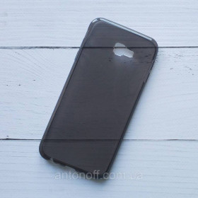 Зарядні пристрої Зарядные устройства ^/--/^ Чохол для Samsung Galaxy J /--/ 4 Plus (J /--/ 415) силіконовий, прозорий, сірий ^_^^^ Чехол Samsung J /--/ 415 /--/ F Galaxy J /--/ 4 Plus 2018 для телефона серый силиконовый - фото фото фото