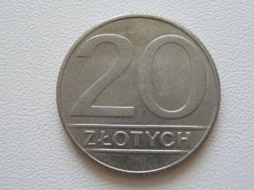 - року - года ^/--/^ Польша 20 злотых 1989 года #10434 ^_^^^ Польща 20 злотих 1989 #10434 - фото фото фото