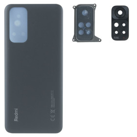 Корпуса на Xiaomi Корпуса на Xiaomi ^/--/^ Задня частина корпусу Xiaomi Redmi Note 11 Graphite Gray  (з склом камери) ^_^^^ Задняя часть корпуса Xiaomi Redmi Note 11 Graphite Gray (со стеклом камеры) - фото фото фото
