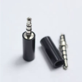 Кабелі, адаптери Кабели, адаптеры ^/--/^ Роз&amp;apos;єм Audio micro Jack 2.5 /--/ mm-M-4 /--/ P ШТЕКЕР НА КАБЕЛЬ ,   (TRS /--/ 25-4 /--/ P-M Black),  під пайку ^_^^^ Разъем Audio micro Jack 2.5 /--/ mm-M-4 /--/ P ШТЭКЕР НА КАБЕЛЬ (TRS /--/ 25-4 /--/ P-M Black), под пайку - фото фото фото