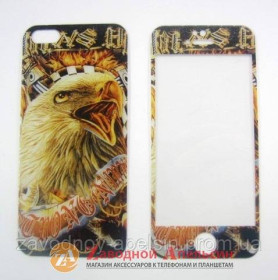 Плівки для екранів Пленки для экранов ^/--/^ Защитное стекло Apple iPhone 5 5 /--/ s дизайн орел ^_^^^ Apple iPhone 5 5 5 /--/ s дизайн орел - фото фото фото