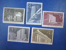 СРСР - СССР - ^/--/^ СССР. 1983. НОВОСТРОЙКИ МОСКВЫ. ^_^^^ СРСР. 1983. Новинки Москви. - фото фото фото