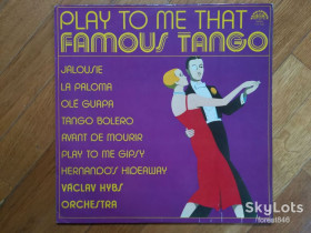 Платівки Пластинки ^/--/^ Vaclav Hybs Orchestra-Play to me that famous tango  (лам. конв.)-Ex., Чехословакия ^_^^^ Vaclav Hybs Orchestra-Play to me that famous tango (лам. - фото фото фото
