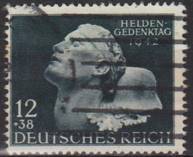 Третій Рейх (-) Третий Рейх (-) ^/--/^ 1942 - Рейх - Пам&amp;apos;ятi полеглих Mi.812 _2.40 € ^_^^^ 1942 - Рейх - Памятые павших Mi.812 _2.40 € - фото фото фото