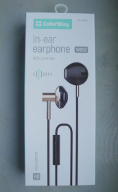 Навушники, гарнітури Наушники, гарнитуры ^/--/^ Навушники ColorWay Slim 3.5 mm Wired Earphone Blast 2 Black   (CW-WD /--/ 02 /--/ BK) ^_^^^ Наушники ColorWay Slim 3.5 mm Wired Earphone Blast 2 Black (CW-WD /--/ 02 /--/ BK) - фото фото фото