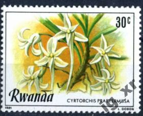 Флора Флора ^/--/^ Руанда. Цветы ** 1981 г. ^_^^^ Руанда. Квіти ** 1981 - фото фото фото
