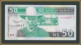 Інші країни Другие страны ^/--/^ Намибия 50 долларов 2003 P-8  (8 /--/ a) UNC ^_^^^ Намібія 50 доларів 2003 P-8 (8 /--/ a) UNC - фото фото фото