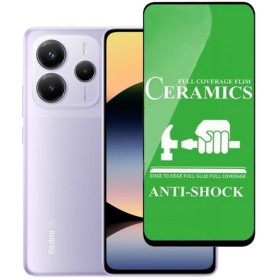 Чохли, бампера Чехлы, бампера ^/--/^ Захисне скло-плівка Fiji Ceramics для Xiaomi Redmi Note 14 5 /--/ G повна проклейка чорний ^_^^^ Защитное стекло-пленка Fiji Ceramics для Xiaomi Redmi Note 14 5 /--/ G полная проклейка черный - фото фото фото