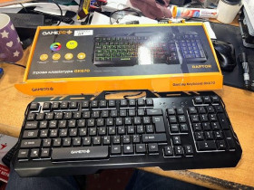 Клавіатури Клавиатуры ^/--/^ Игровая клавиатура с подсветкой RGB GamePro GK /--/ 670 USB № 230105221 ^_^^^ Ігрова клавіатура з підсвіткою RGB GamePro GK /--/ 670 USB No 230105221 - фото фото фото