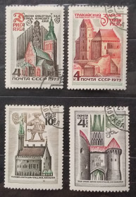 Архітектура Архитектура ^/--/^ СССР 1973 г - Историко-архитектурные памятники Прибалтийских республик ^_^^^ СРСР 1973 - Історико-архітектурні пам'ятники Прибалтійських республік - фото фото фото