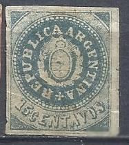 Південна Америка Южная Америка ^/--/^ Аргентина 1862-64 герб 1 /--/ м. - фото фото фото