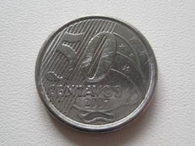 Бразилія Бразилия ^/--/^ Бразилия 50 сентаво 2007 года П /--/ 2-209 ^_^^^ Бразилія 50 сентаво 2007 року П /--/ 2-209 - фото фото фото