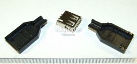 Порти, роз'єми Порты, разъемы ^/--/^ U /--/ 090 USB 2.0 Разъем гнездо коннектор гніздо роз&amp;apos;єм с корпусом для кабелей ^_^^^ U /--/ 090 USB 2. 0 Разъем гнездо коннектор гнездо разъём с корпусом для кабелей - фото фото фото