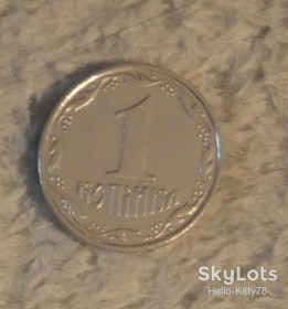 Обігові Обиходные ^/--/^ Украина 2003 1 копейка KM-6 /--/ b ^_^^^ Україна 2003 1 копійка - фото фото фото