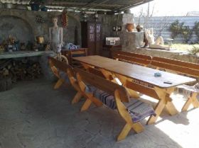 Садові меблі, намети, альтанки Садовая мебель, шатры, беседки ^/--/^ столы-лавки ^_^^^ столи-лавки - фото фото фото