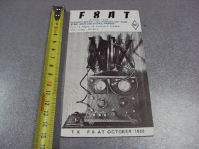 СРСР СССР ^/--/^ карточка радиообмена QSL франция 1989 №2356 ^_^^^ QSL франція 1989 No 2356 - фото фото фото