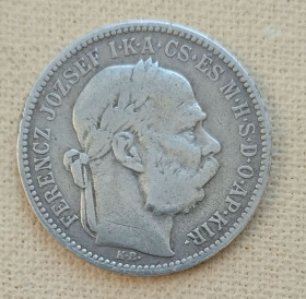 Австро-Угорщина Австро-Венгрия ^/--/^ Венгрия 1 крона, 1895 г, серебро ^_^^^ Угорщина 1 крона, 1895 р, срібло - фото фото фото