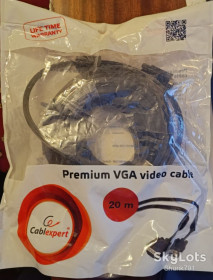 Шлейфи, перехідники Шлейфы, переходники ^/--/^ VGA кабель 20 /--/ м Cablexpert CC-PPVGA-20 /--/ M-B ^_^^^ VGA кабель 20 /--/ м Cablexpert - фото фото фото