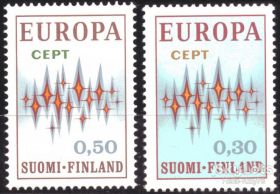 Скандинавія Скандинавия ^/--/^ Финляндия 1972 Европа СЕРТ Mi 700-701 MNH ^_^^^ 1972 Європа Серт Mi 700-701 MNH - фото фото фото