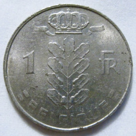 Бельгія Бельгия ^/--/^ Бельгія 1 франк 1977 року BELGIQUE #6 /--/ П /--/ 1665 ^_^^^ Бельгия 1 франк 1977 года BELGIQUE #6 /--/ П /--/ 1665 - фото фото фото