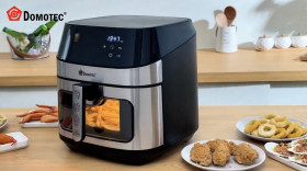 Аерогриль Аэрогриль ^/--/^ Аерофритюрниця для смаження без масла Domotec MS-3222 3500 /--/ W ^_^^^ Аэрофритюрница для жарки без масла Domotec MS-3222 3500 /--/ W - фото фото фото