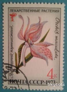 СРСР - СССР - ^/--/^ СССР 1973 флора цветы медицина СК 4211 ^_^^^ 1973 — флора квіти медицина СК 4211 - фото фото фото