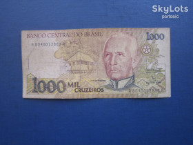 Бразилія Бразилия ^/--/^ Банкнота 1000 крузейро Бразилія 1990-1991 з обігу ^_^^^ Банкнота 1000 крузейро Бразилия 1990-1991 из обращения - фото фото фото
