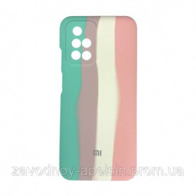 Чохли, бампера Чехлы, бампера ^/--/^ Xiaomi Redmi 10 Чехол микрофибра Защита камеры (радуга) ^_^^^ Xiaomi Redmi 10 Чехол мікрофібра Захист камери - фото фото фото