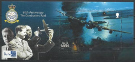 Великобританія Великобритания ^/--/^ Мэн 2003 транспорт авиация бл. ^_^^^ Мен 2003 транспорт авіація бл. - фото фото фото