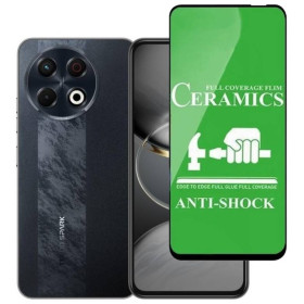 Чохли, бампера Чехлы, бампера ^/--/^ Захисне скло-плівка Fiji Ceramics для Tecno Spark 30 Pro (KL /--/ 7) повна проклейка чорний ^_^^^ Защитное стекло-пленка Fiji Ceramics для Tecno Spark 30 Pro (KL /--/ 7) полная проклейка черный - фото фото фото