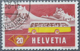 Інше Другое ^/--/^ Швейцария Почтовый Транспорт Автобус 1953 ^_^^^ Швейцарія Поштовий Транспорт Автобус 1953 - фото фото фото