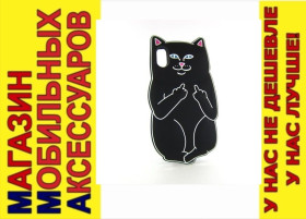 Чохли, бампера Чехлы, бампера ^/--/^ ЧЕХОЛ ОБЪЕМНЫЙ Apple iPhone X XS 10 Cat F.CK ^_^^^ Apple iPhone XS 10 Cat F.CK - фото фото фото