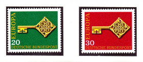 НДР, ФРН ГДР, ФРГ ^/--/^ Германия 1968 г  - EUROPA CEPT - ^_^^^ 1968 — EUROPA CEPT - фото фото фото
