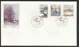 Америка Америка ^/--/^ Канада 1989 ЖИВОПИСЬ ЗИМНИЕ ПЕЙЗАЖИ КАРТИНЫ ПОЛОТНА ХУДОЖНИКИ ГАЛЕРЕЯ КПД Mi.1154-1156 /--/ А ^_^^^ Канада 1989 ЖИВОПИС ЗИМОВІ ПЕЙЗАЖІ КАРТИНИ ПОЛОТНА ХУДОЖНИКИ ГАЛЕРЕЯ ККД Mi.1154-1156 /--/ А - фото фото фото
