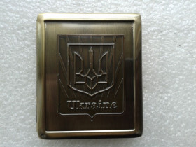 Інше Другое ^/--/^ Портсигар с гербом Украины ^_^^^ Портсигар з гербом України - фото фото фото