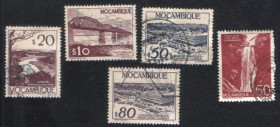 Мозамбік Мозамбик ^/--/^ Мозамбик  (1948) Португальская колония. Местные виды ^_^^^ Мозамбік (1948) Португальська колонія. Місцеві види - фото фото фото
