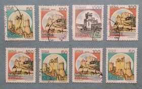 Архітектура Архитектура ^/--/^ Италия 1980 г - Замки,  гаш., 11 шт  (см.фото) ^_^^^ Італія 1980 — Замки, гаш - фото фото фото