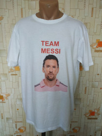 Футболки, майки Футболки, майки ^/--/^ Футболка MESSI чоловіча біла PRIMARK p-p L ^_^^^ Футболка MESSI мужская белая PRIMARK p-p L - фото фото фото