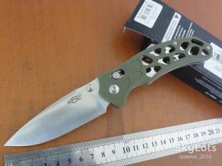 Ножі, мультітули Ножи, мультитулы ^/--/^ Firebird FB /--/ 7631-GR, 440 /--/ С Satin, G /--/ 10 Green, Axis Lock, Подшипник, Ganzo ^_^^^ Firebird FB /--/ 7631-GR, Axis Lock, Колір Армійський зелений, Підшипник - фото фото фото