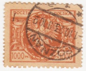 Польща Польша ^/--/^ Польша 1923 г №  145 гашеная ^_^^^ Польща 1923 р. No 145 гашена - фото фото фото