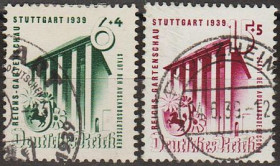 Третій Рейх (-) Третий Рейх (-) ^/--/^ 1939 - Рейх - Садова виставка в Штутгарті Mi.692-93 _9.0 € ^_^^^ 1939 - Рейх - Садовая выставка в Штутгарте Mi.692-93 _9.0 € - фото фото фото